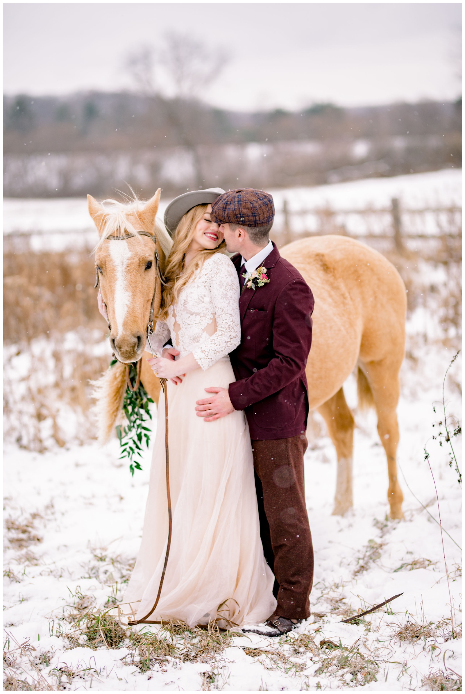 enchanted barn wedding hillsdale wisconsin photographer meghan lee harris winter equestrian horse