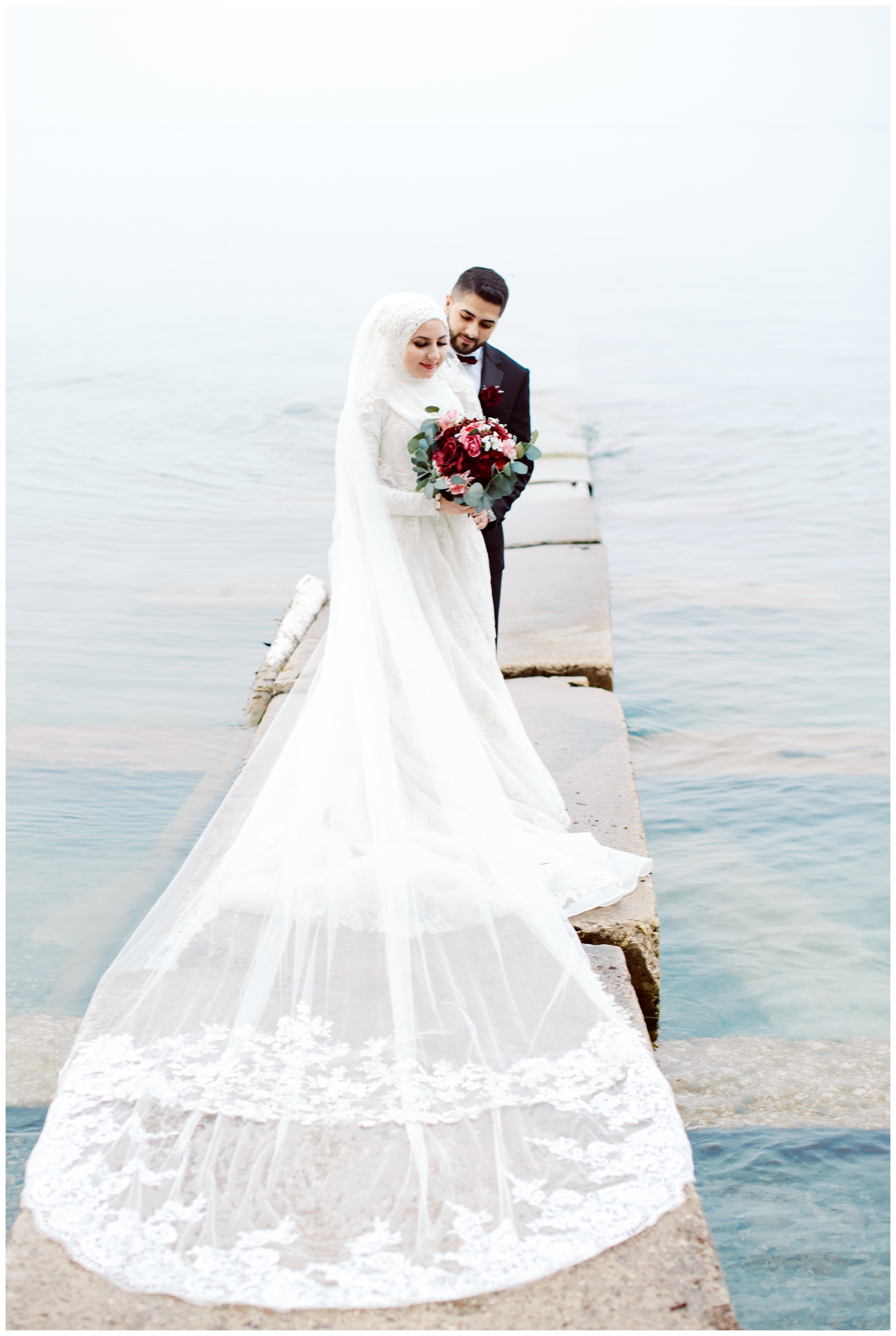fatima ali milwaukee wedding photographer big bay park whitefish bay wi meghan lee harris wedding lake michigan